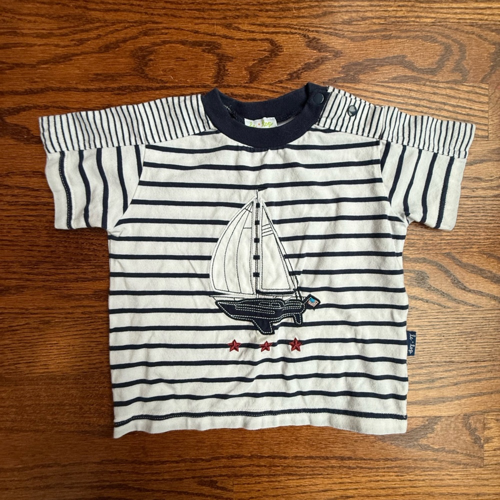 Le Top Sailboat Tee 12 Months